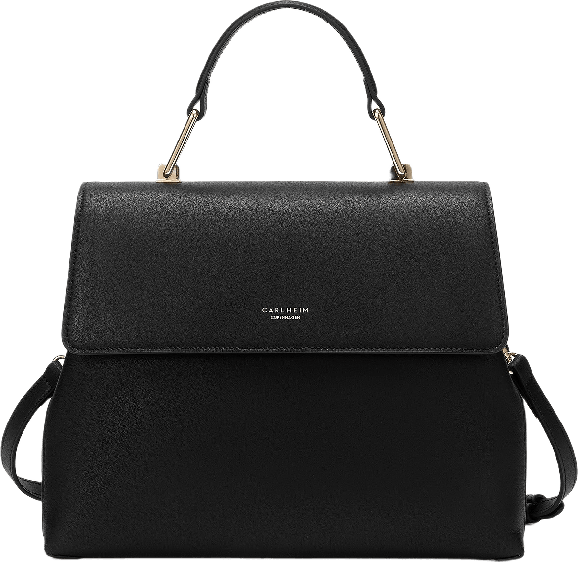 Handväska Läder Sophia, från Carlheim, i färgen svart.