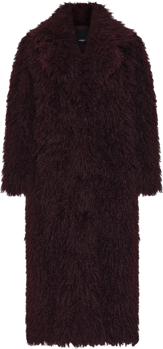 Daryll Coat, från ROCKANDBLUE, i färgen deep wine.
