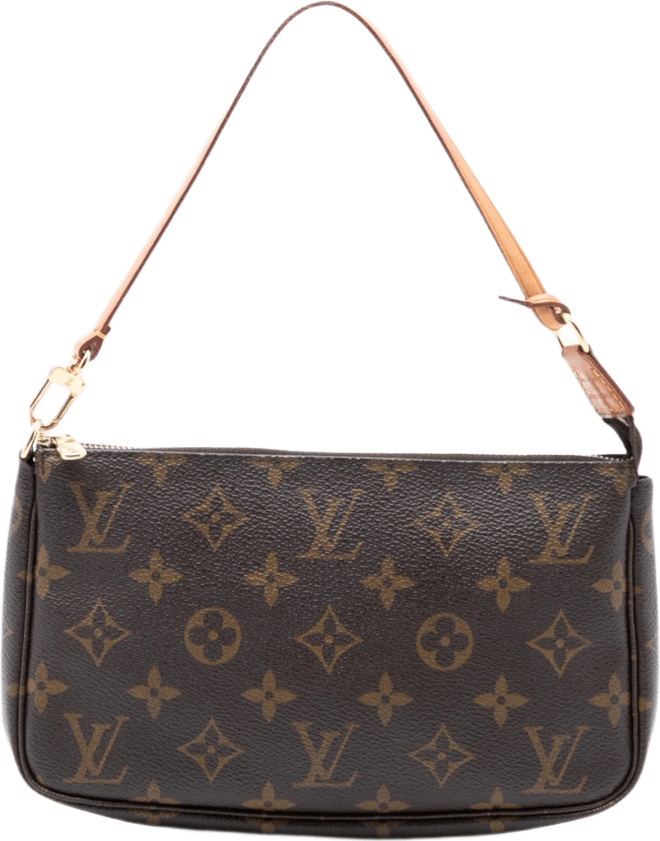 Louis Vuitton Monogram Pochette Accessoires, från Luxclusif, i färgen brown.