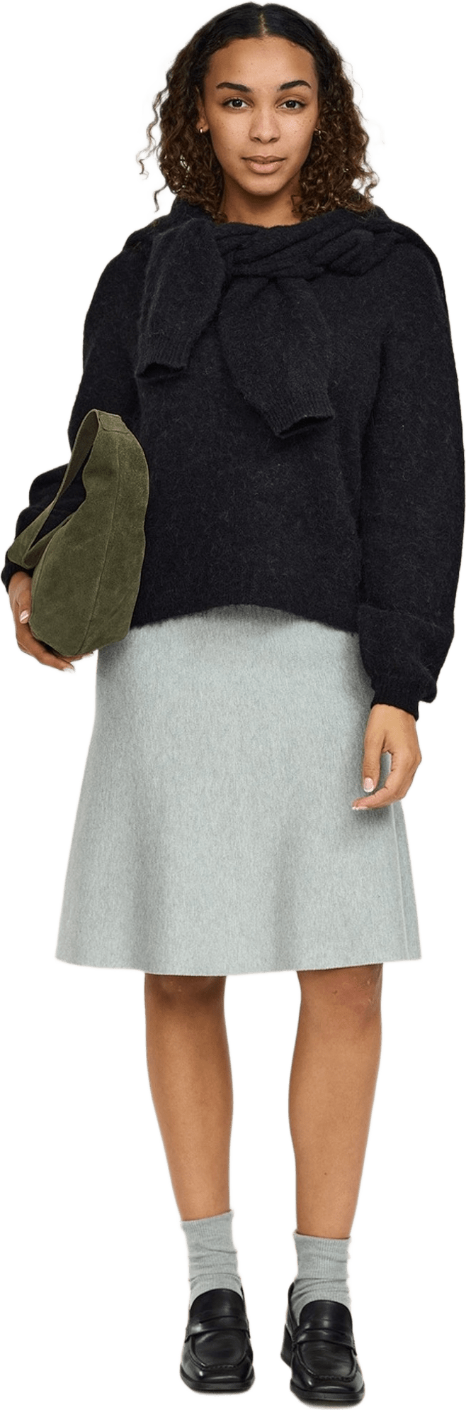 Srallison Knit - Rws - Black, från Soft Rebels, i färgen black.