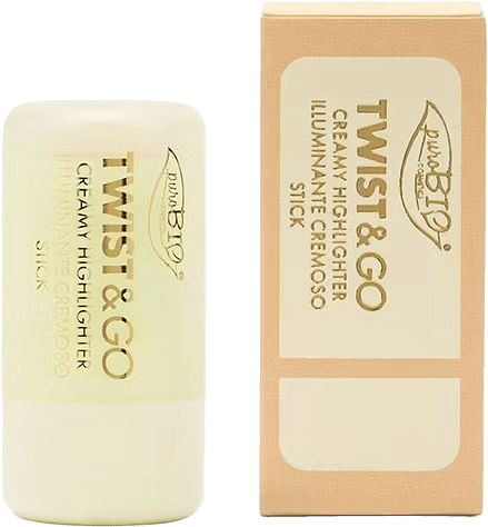 Twist & Go Creamy Highlighter, från PuroBio, i färgen 01 prosecco.