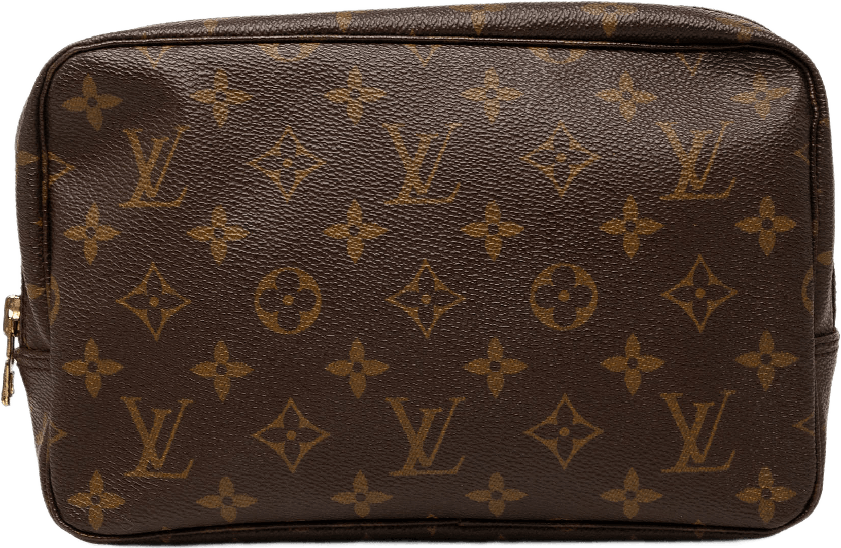Louis Vuitton Monogram Trousse Toilette 23, från Luxclusif, i färgen brown.