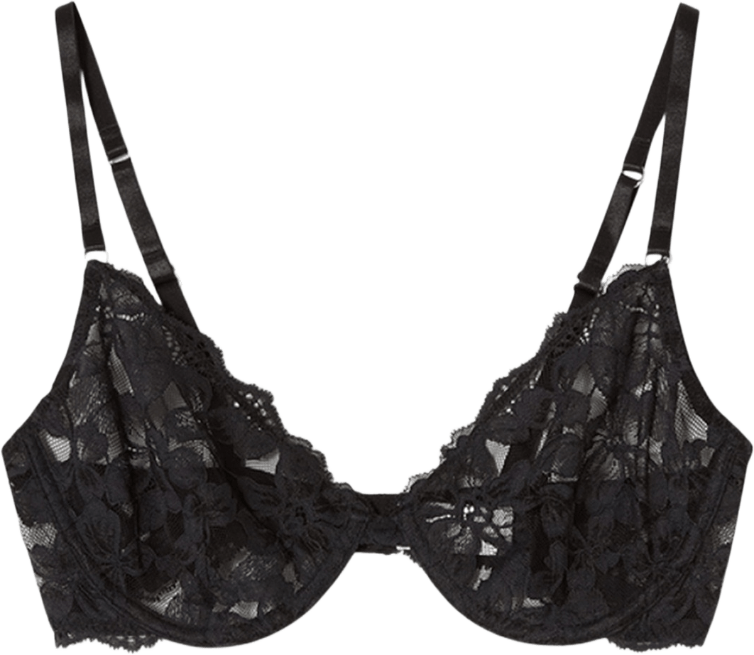 Fab-u-lace Wire Bra, från Frank Dandy, i färgen black.