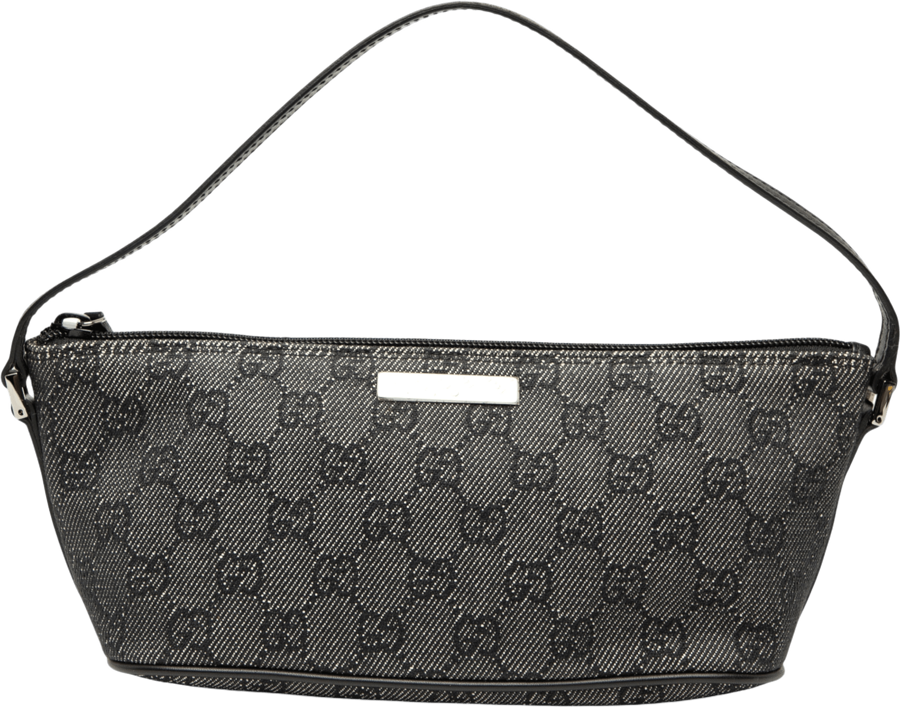 Gucci Gg Denim Boat, från Luxclusif, i färgen dark gray.