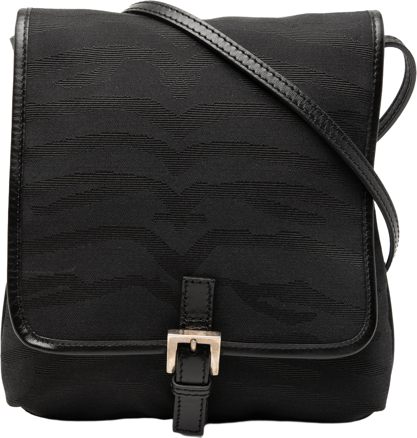 Fendi Zebra Printed Canvas Crossbody, från Luxclusif, i färgen black.