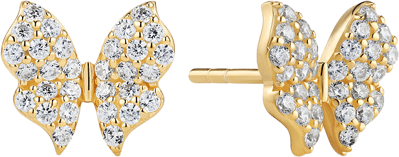 Örhänge Farfalla, från Sif Jakobs Jewellery, i färgen 18k gold plated.