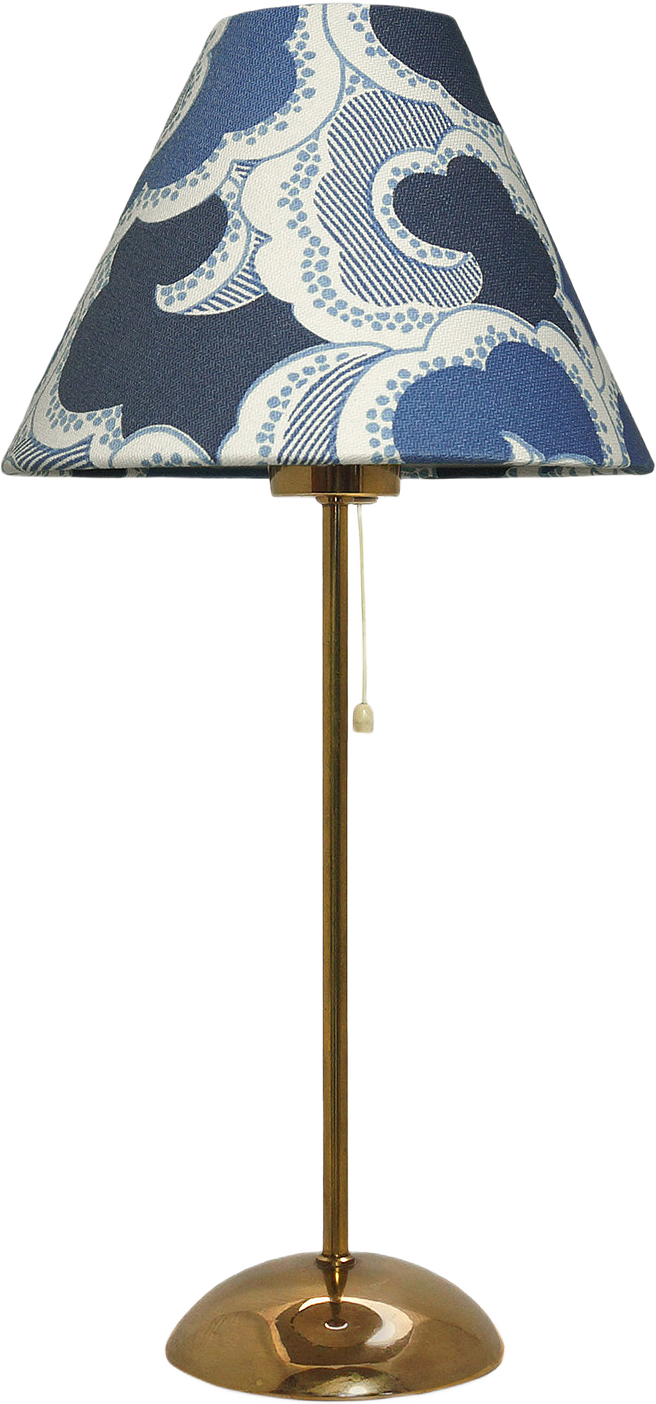 Lampskärm Drömmar, från Gyllstad, i färgen blå.