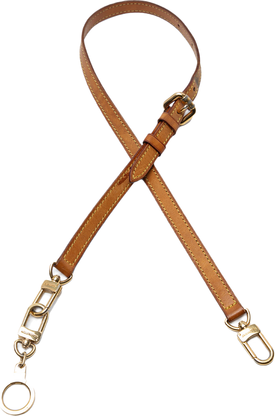 Louis Vuitton Vachetta Leather Strap, från Luxclusif, i färgen brown.