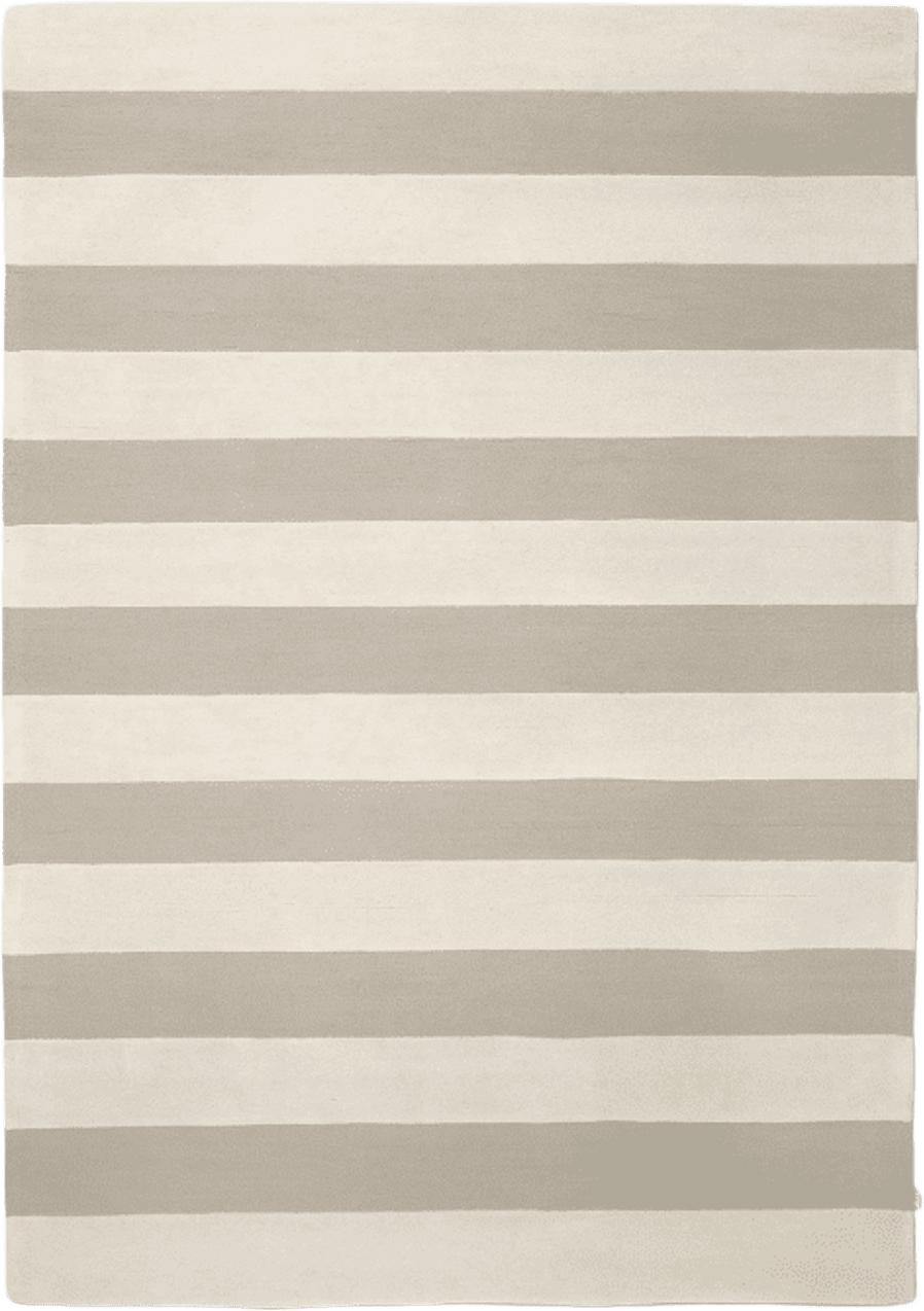 Matta Stripe Boucle, från Classic Collection, i färgen ivory/beige.