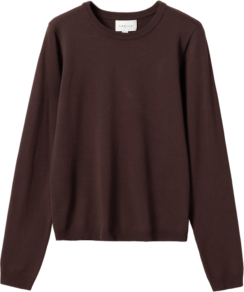 N-mardine Knit - Chocolate, från Noella, i färgen chocolate.