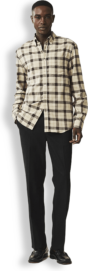 Casual Flannel Check B.d Shirt