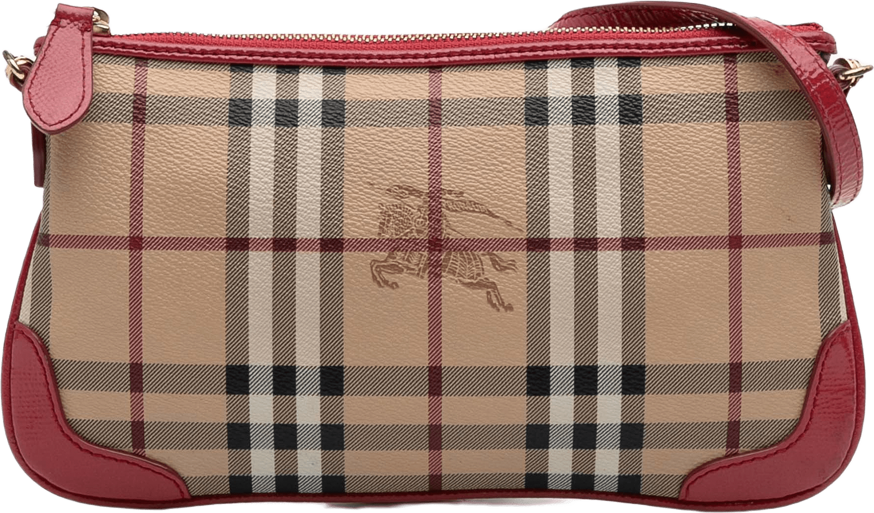 Burberry Haymarket Check Coated Canvas Peyton Crossbody