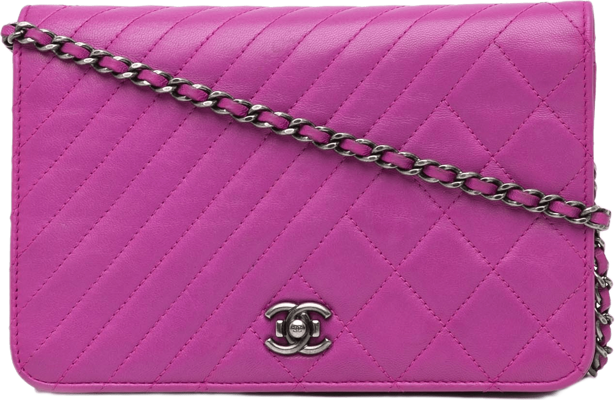 Chanel Lambskin Coco Boy Wallet On Chain