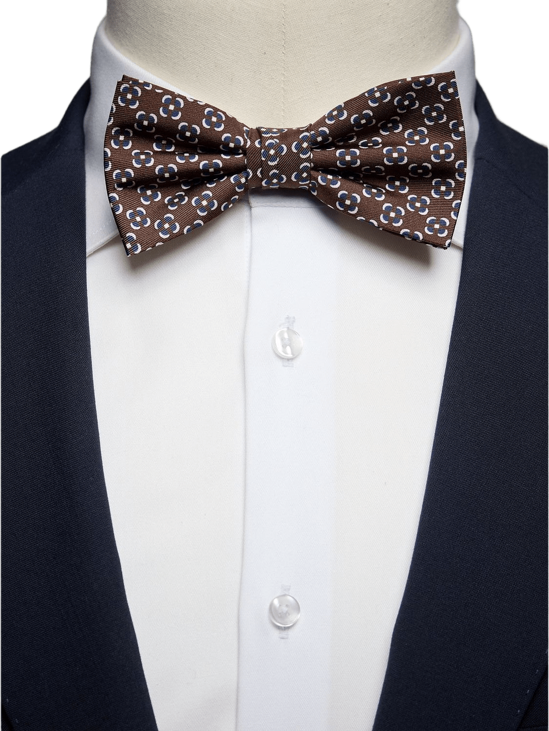 Bow Tie Geometric, från John Henric, i färgen brown.