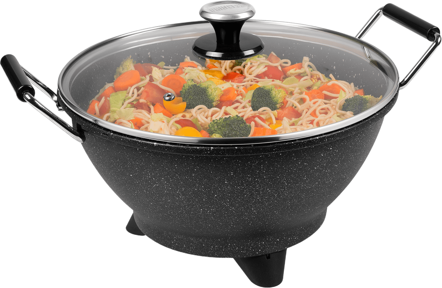 Elwok Stir-fry Electric Wok, från Princess, i färgen svart.