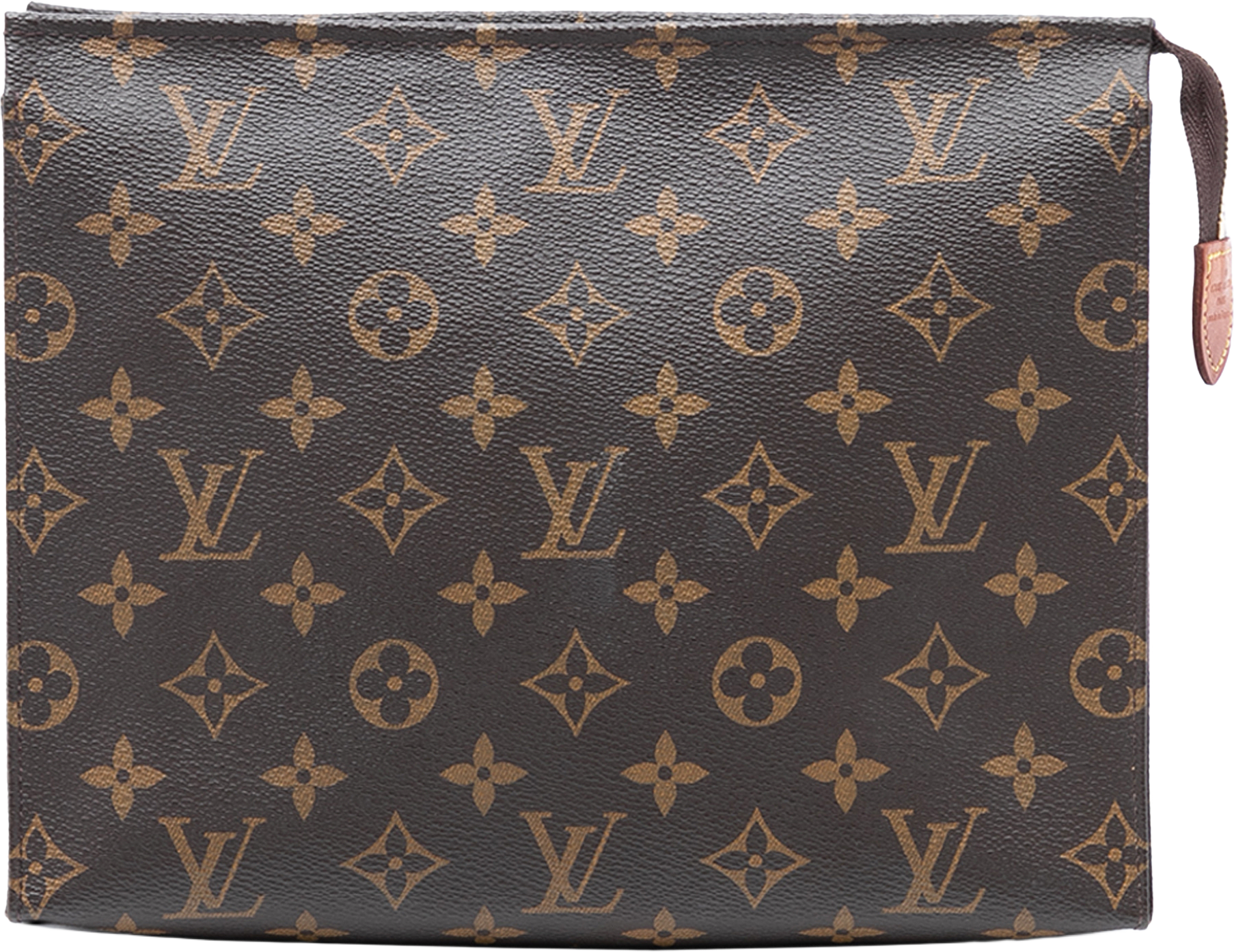 Louis Vuitton Monogram Toiletry Pouch 26, från Luxclusif, i färgen brown.