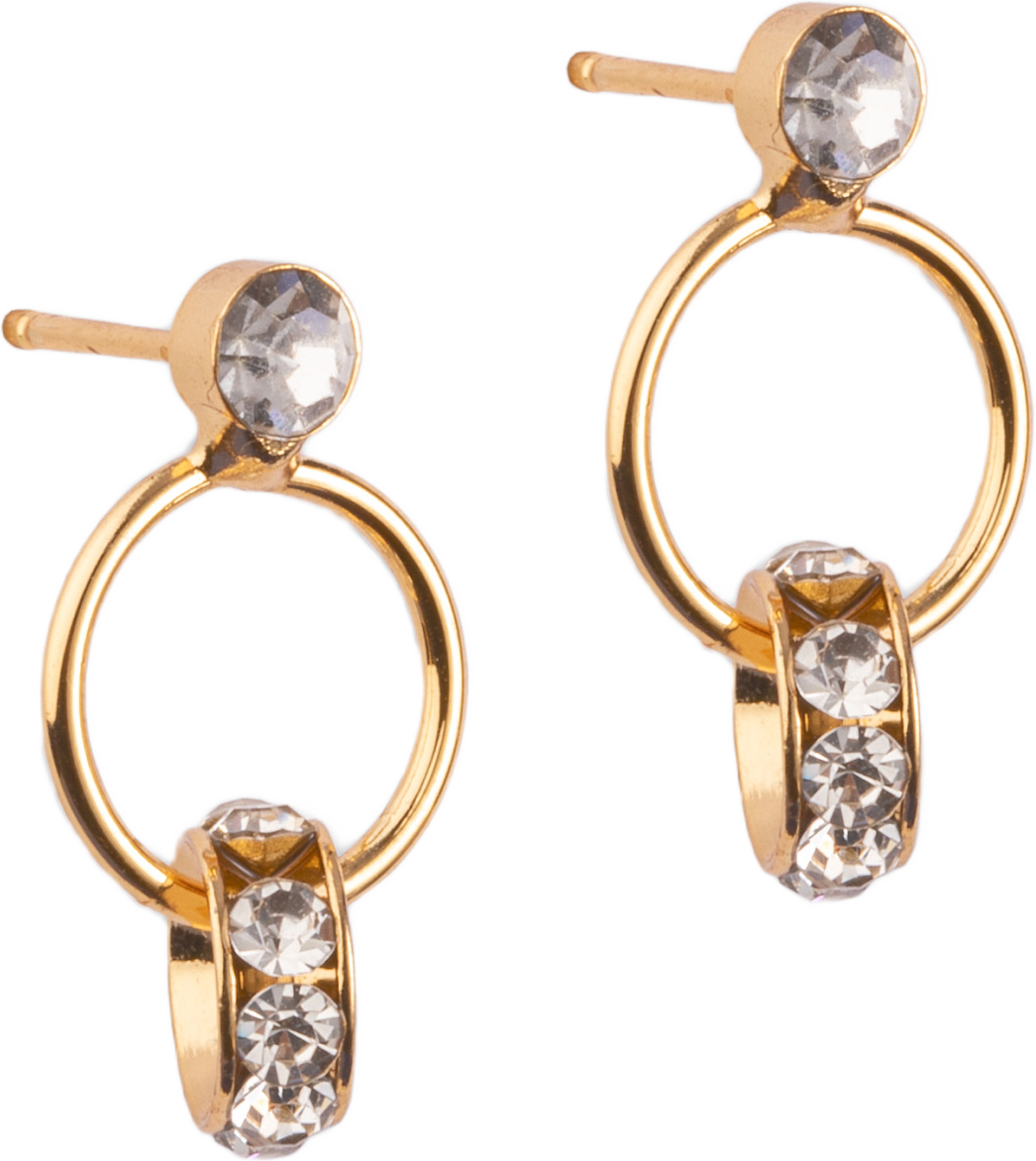 Cynthia Örhänge, från pfgSTOCKHOLM, i färgen gold.