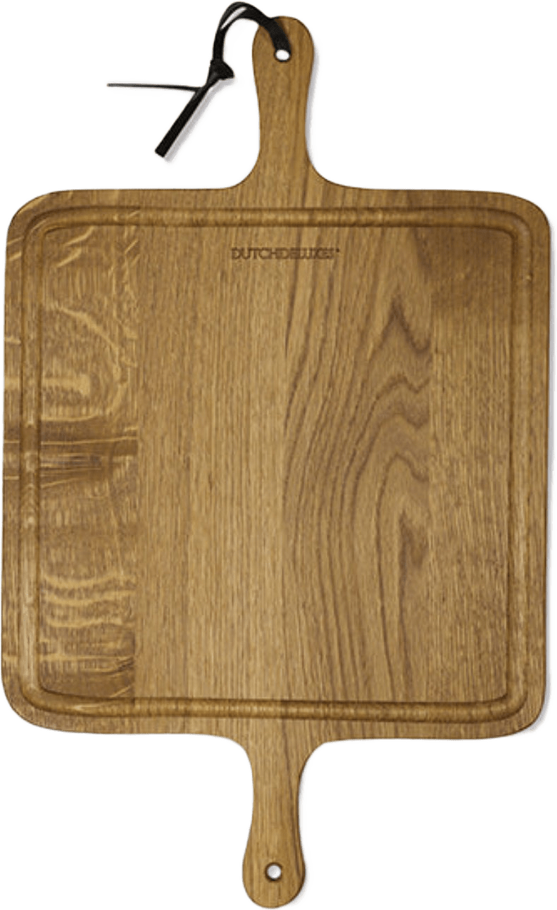 Bbq Skärbräda Xl Fyrkant 34x55cm, från Dutchdeluxes, i färgen brown.