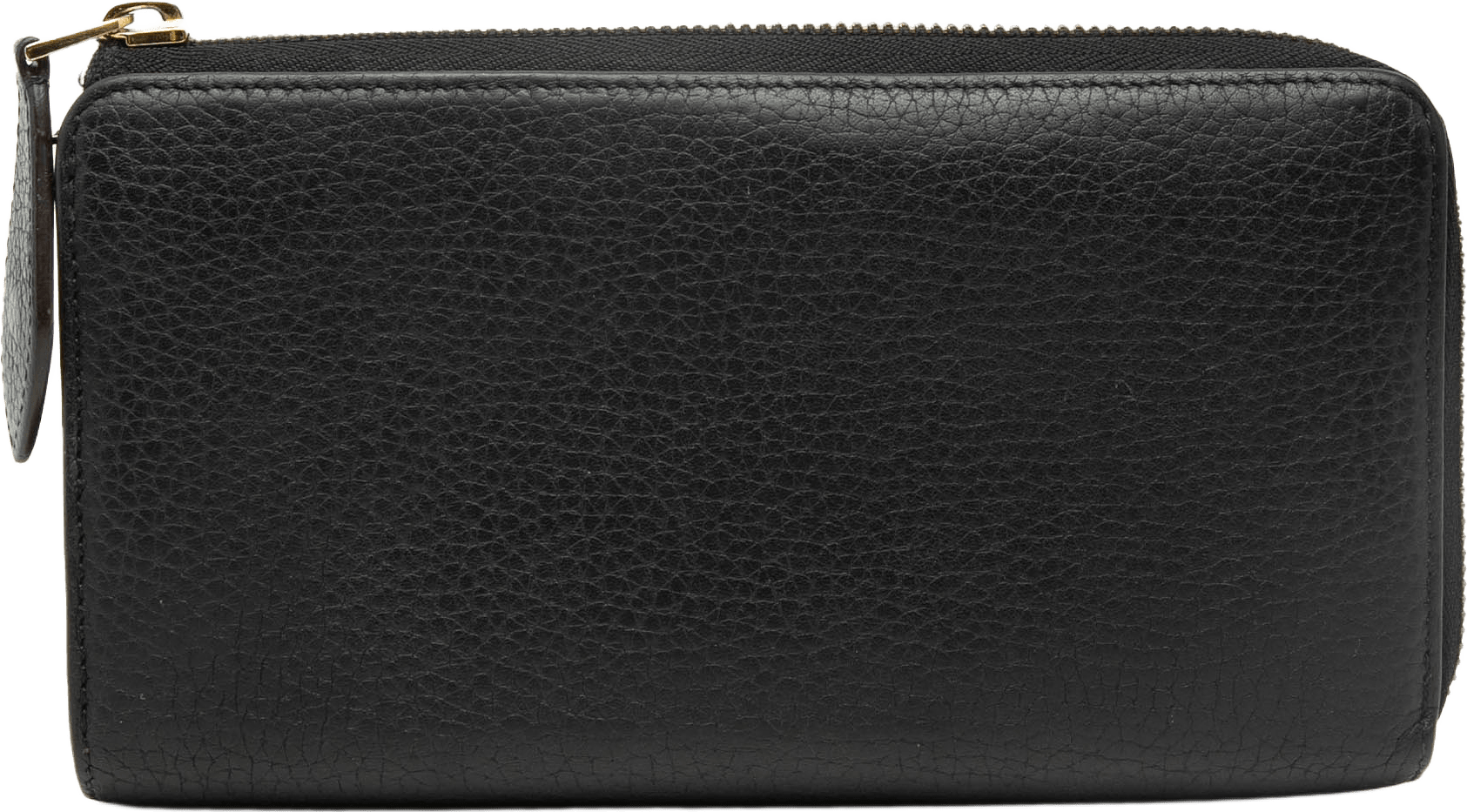 Louis Vuitton Taurillon Comete Zippy Wallet, från Luxclusif, i färgen black.