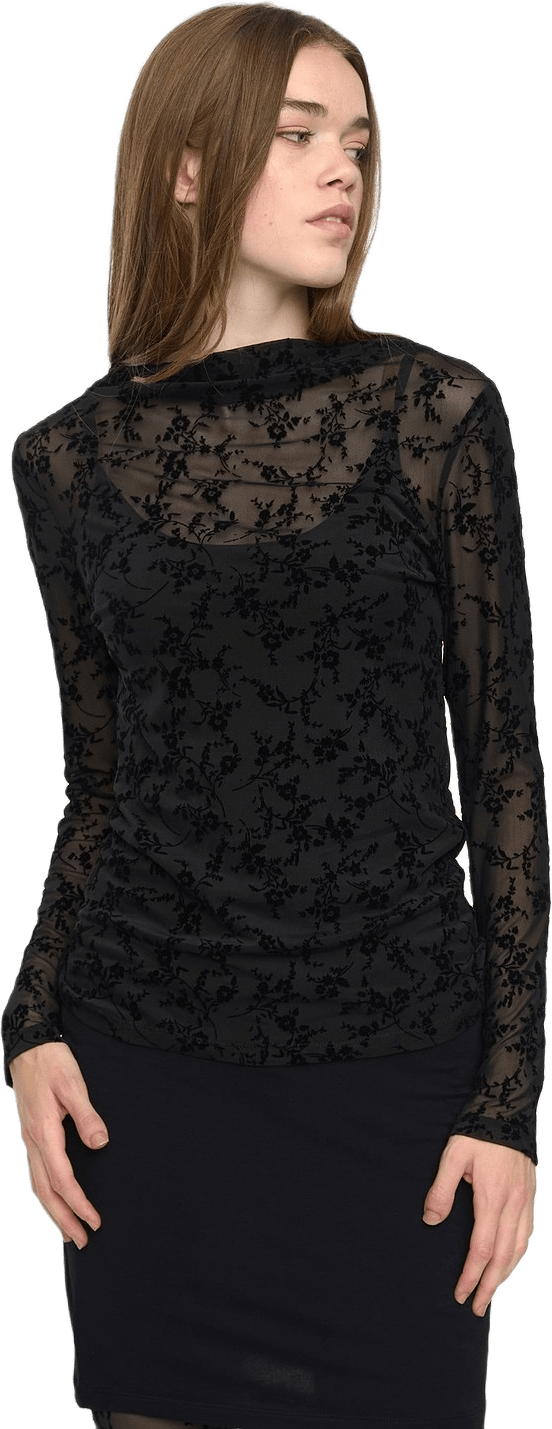 Srtalula Boatneck Top - Black