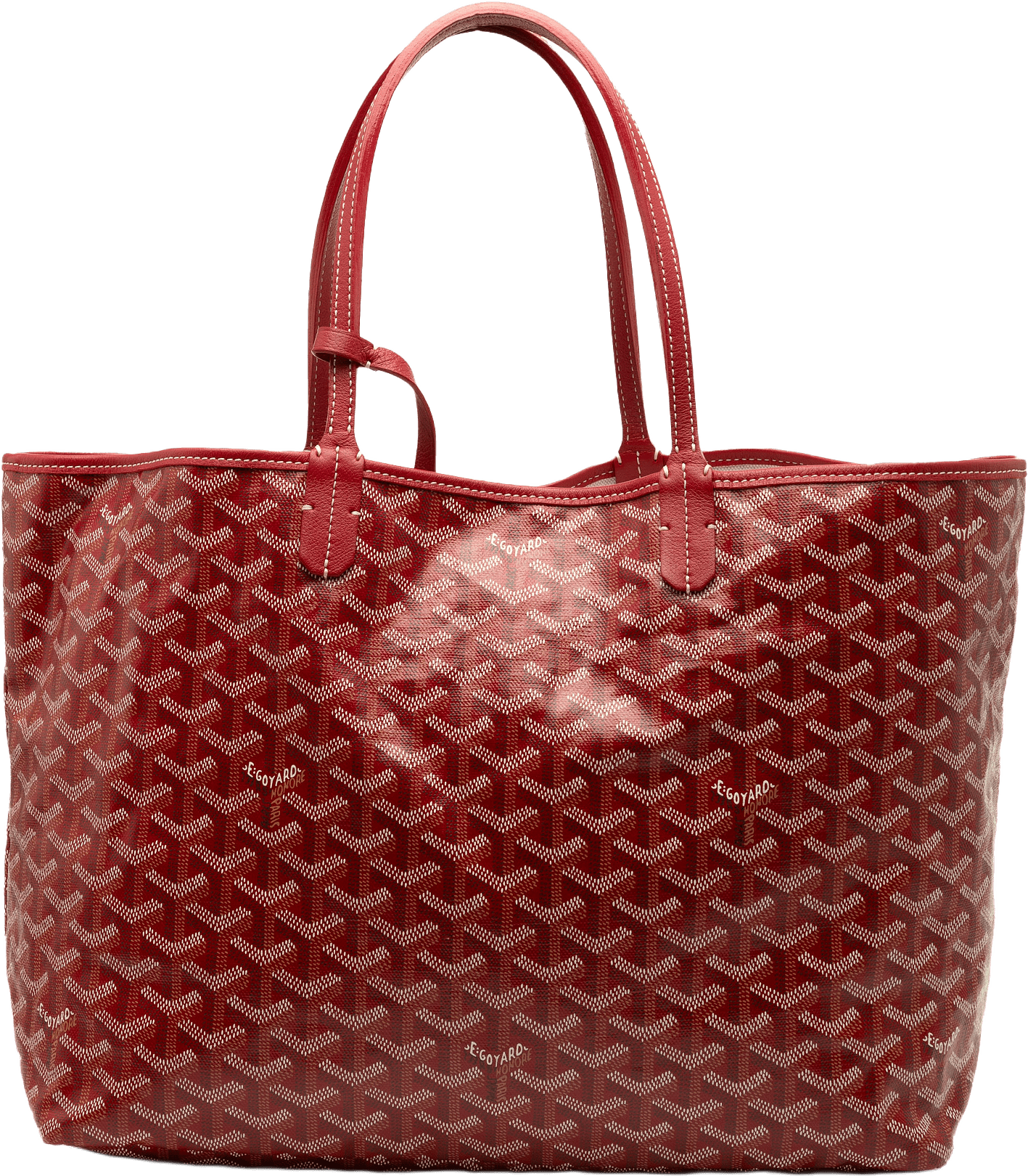 Goyard Goyardine Saint Louis Pm, från Luxclusif, i färgen red.