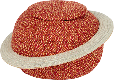 Korg Saturnus, från LORENA CANALS, i färgen orange.