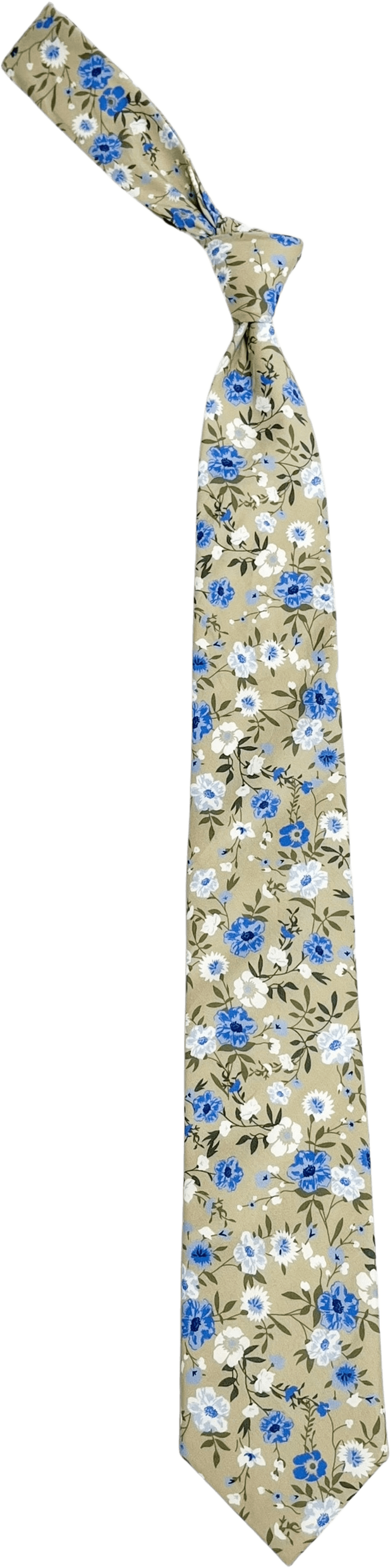 Tie Cotton Floral, från John Henric, i färgen light blue.
