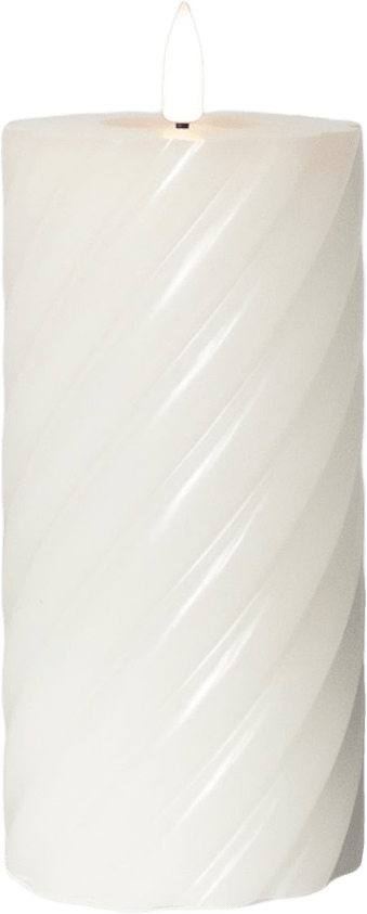 Vega Led Blockljus Ø7,5, från Led Nordic, i färgen brown.