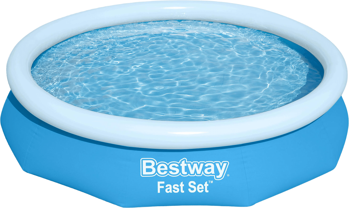 Fast Set Pool 3,05m X 66cm, från Bestway, i färgen blå.