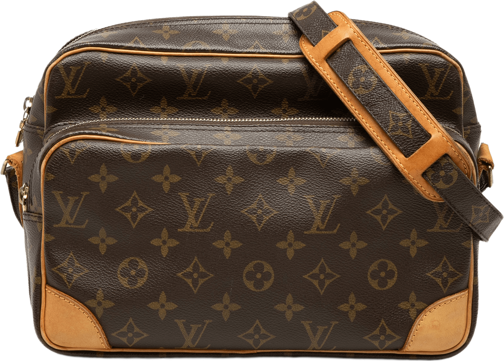 Louis Vuitton Monogram Nil Crossbody, från Luxclusif, i färgen brun.
