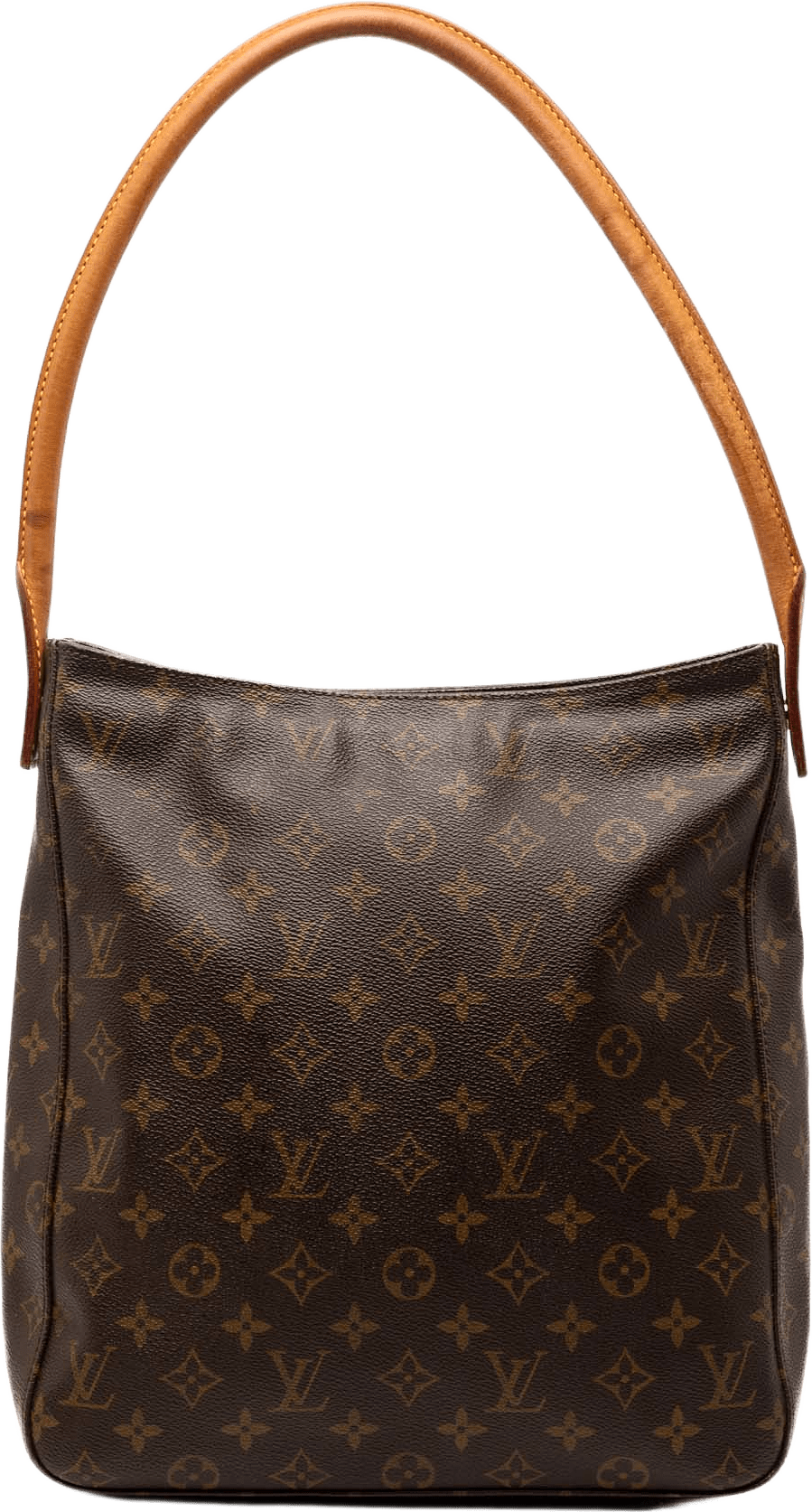Louis Vuitton Monogram Looping Gm, från Luxclusif, i färgen brown.