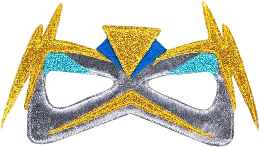 Ansiktsmask Superhero, från Pellianni, i färgen multi.