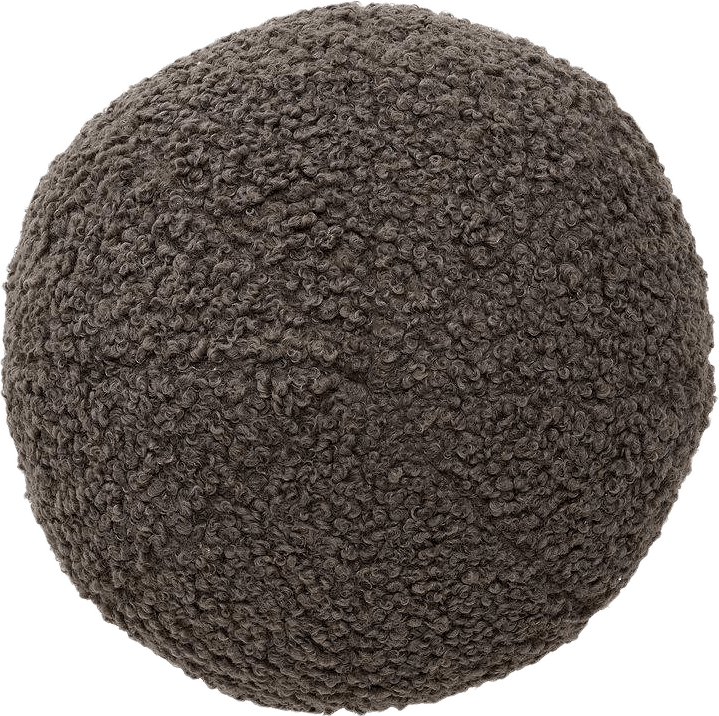 Elsie Prydnadskudde Ø25cm, från Svanefors, i färgen nougat.