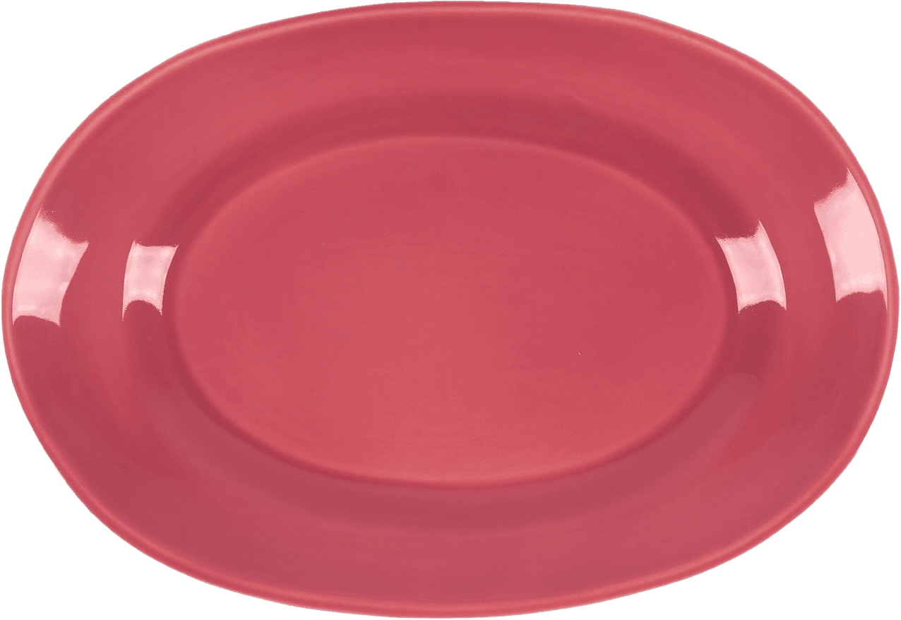 Classic Servingsfat - 38 Cm, från Pick A Poppy, i färgen dark pink.