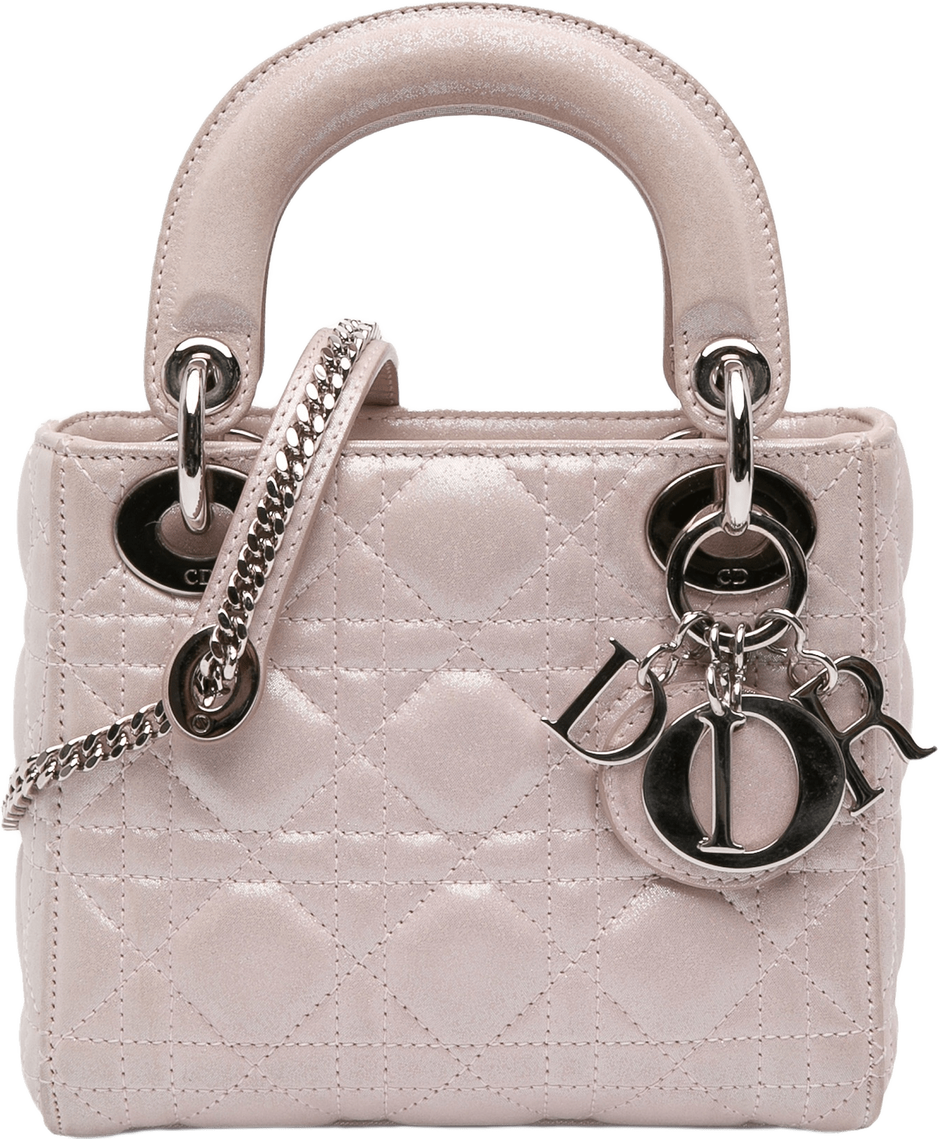 Dior Mini Satin Cannage Lady Dior