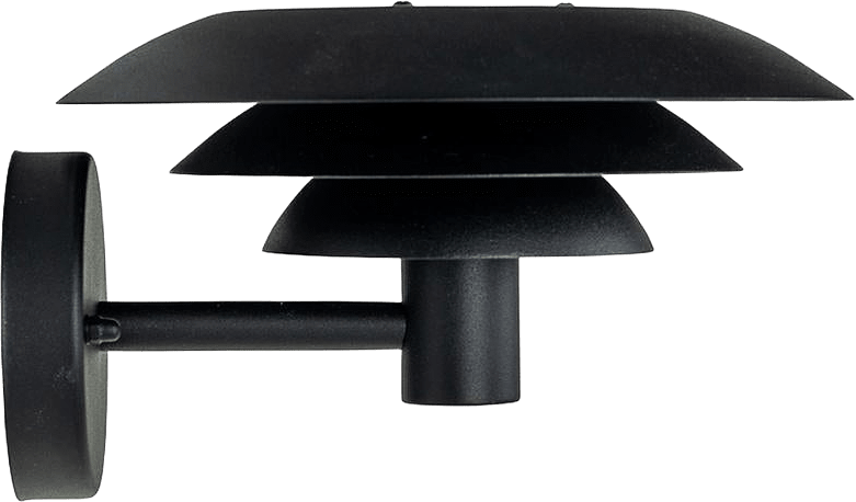 Dl25 Wall Lamp Outdoor, från Dyberg Larsen, i färgen black.