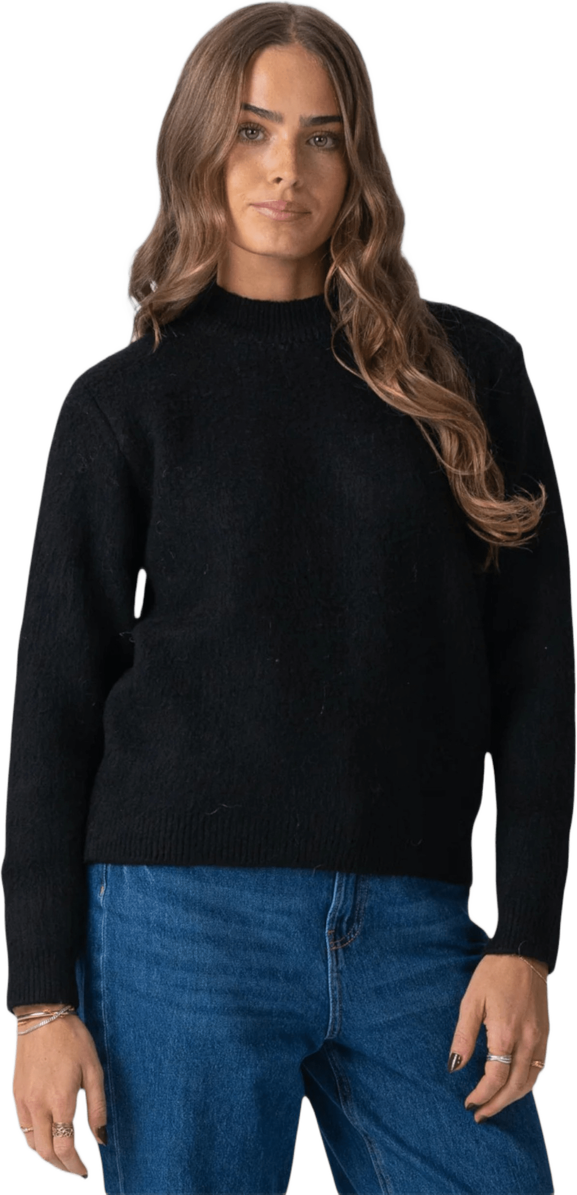 Hazel Stickad, från TeeShoppen, i färgen svart.