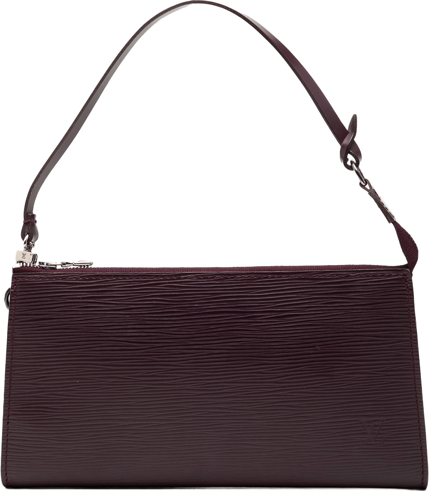 Louis Vuitton Epi Pochette Accessoires, från Luxclusif, i färgen purple.