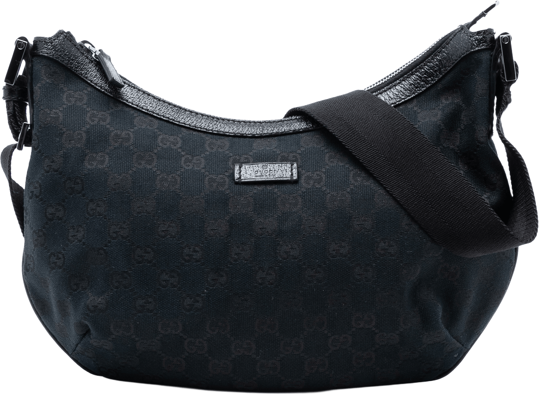 Gucci Gg Canvas Crossbody, från Luxclusif, i färgen black.