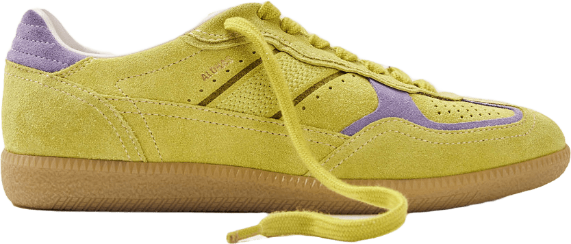 Tb.490 Rife Acid Green Leather Sneakers