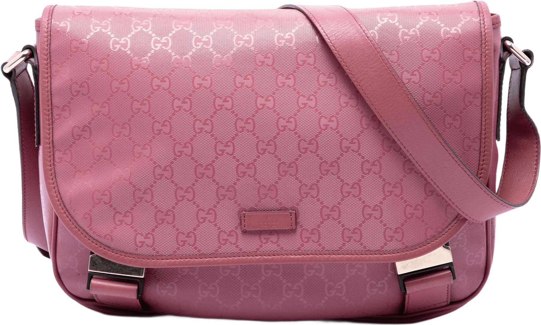 Gucci Gg Imprime Crossbody, från Luxclusif, i färgen rosa.