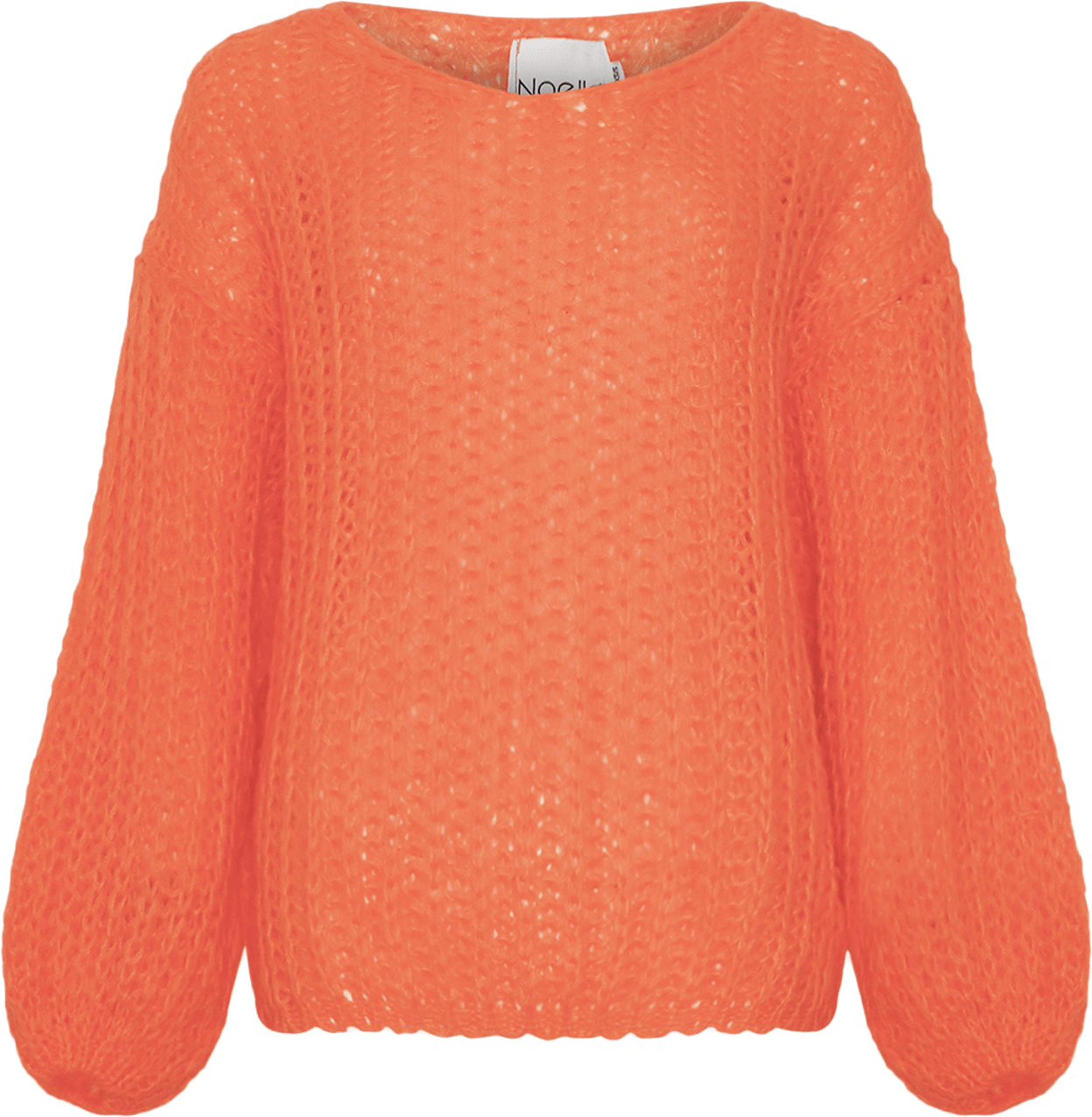 Joseph Knit Sweater - Black, från Noella, i färgen orange.