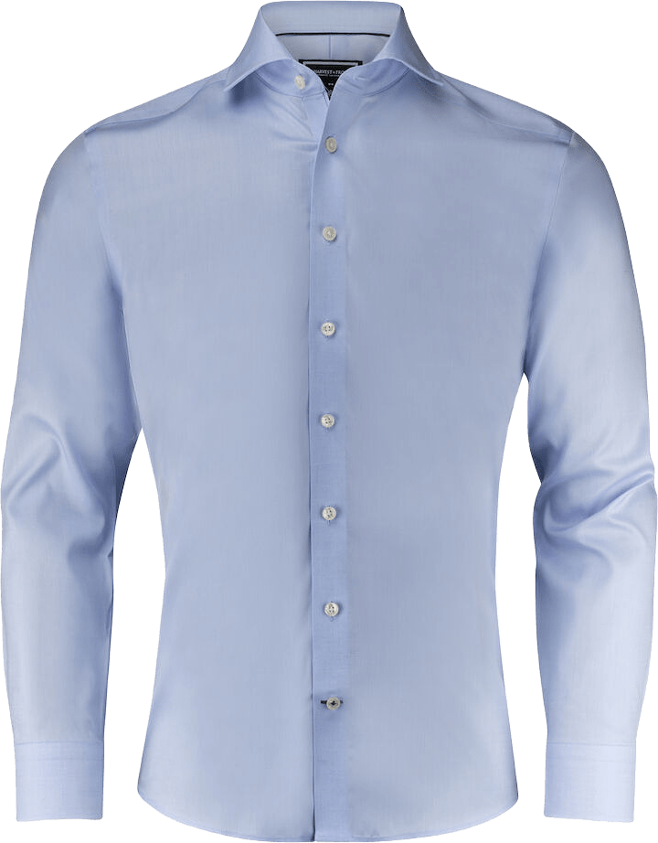 Bb60 Twill Never Iron Regular, från J.Harvest & Frost, i färgen ljusblå.