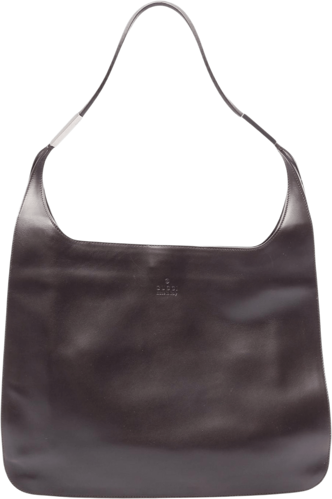 Gucci Calfskin Shoulder Bag, från Luxclusif, i färgen brun.