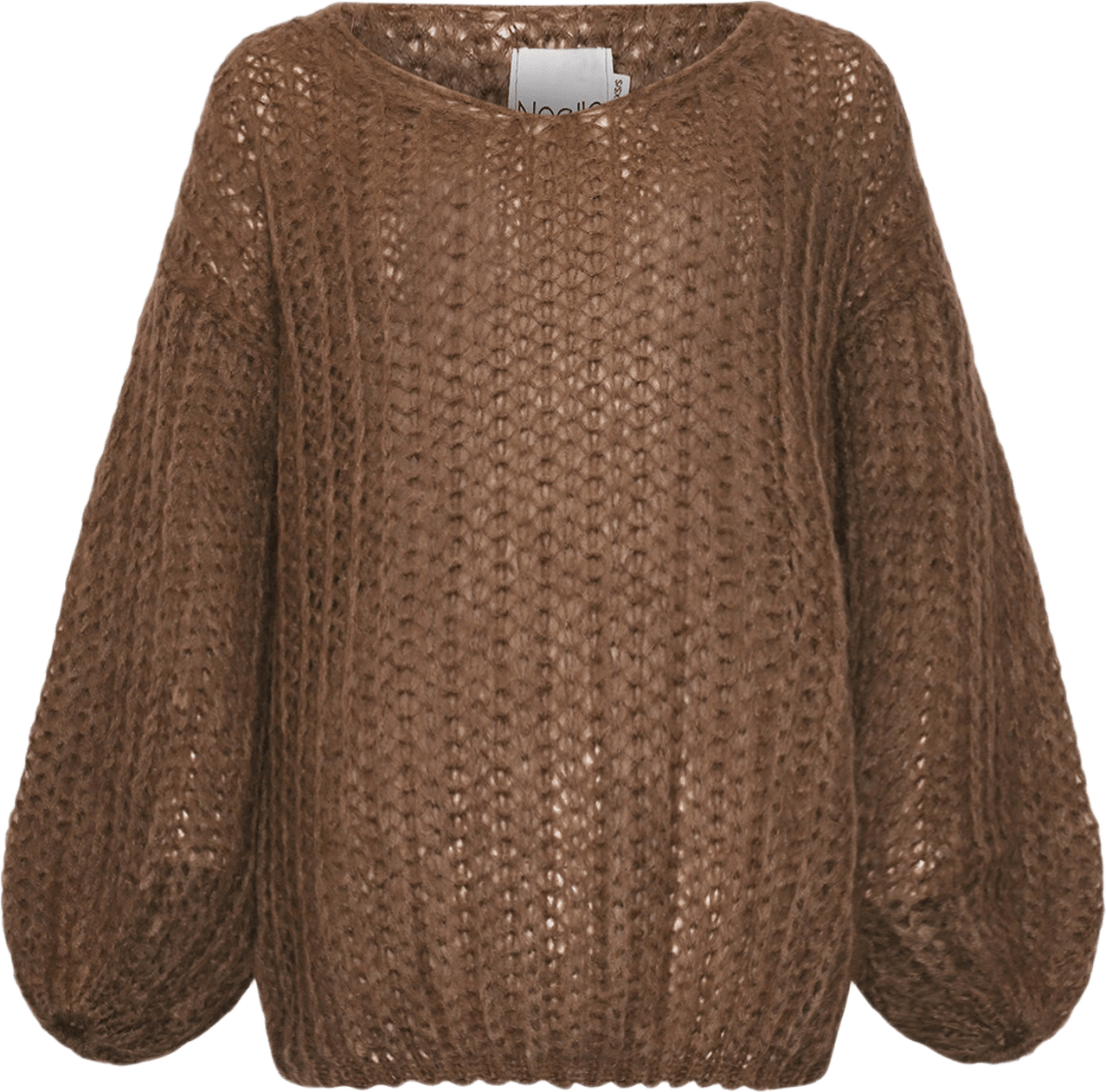 Joseph Knit Sweater - Brown, från Noella, i färgen brown.