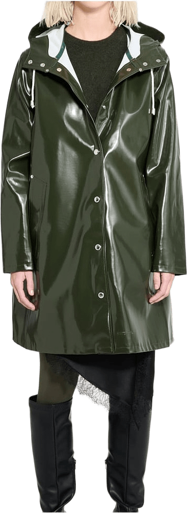 Mosebacke Opal Raincoat, från Stutterheim, i färgen green.