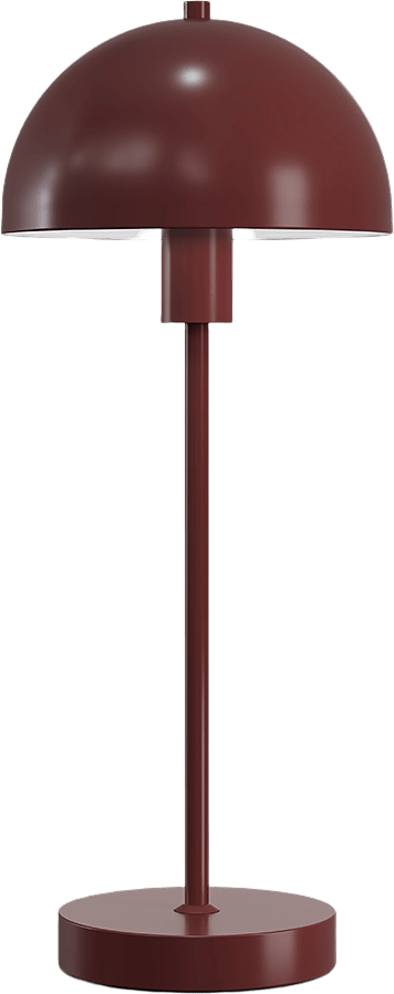 Bordslampa Vienda, från Herstal, i färgen autumn leaf.