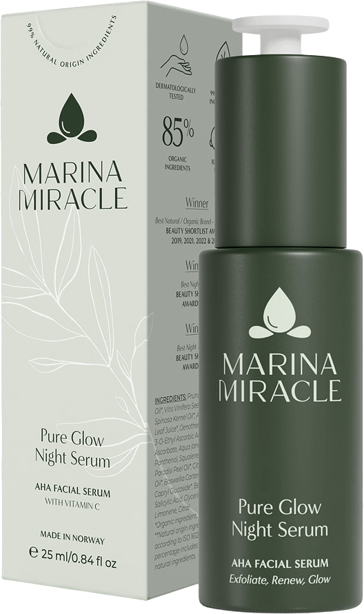 Pure Glow Night Serum (tidigare Argan Night Serum), från Marina Miracle.