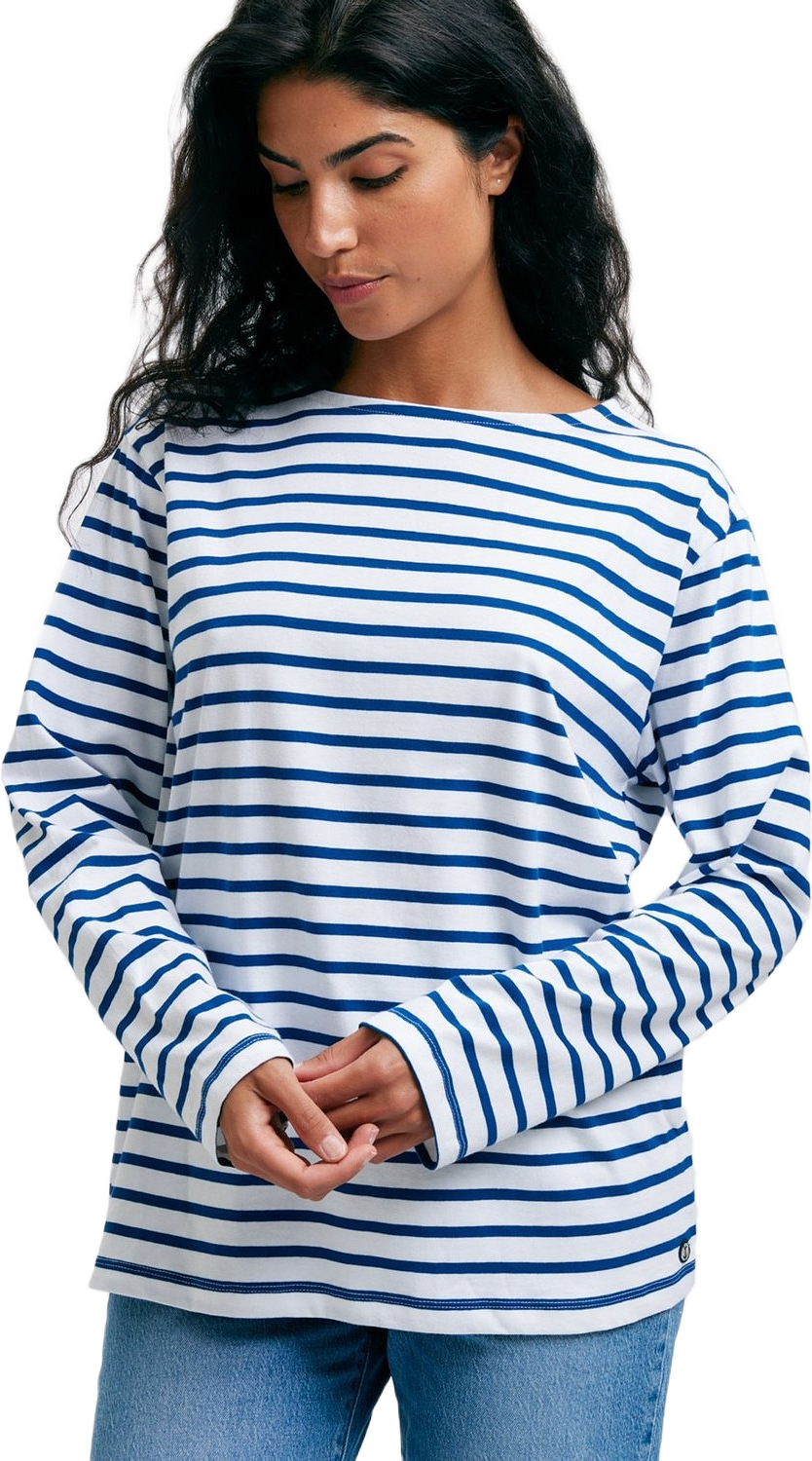 Marin Rand Vit Blå Unisex, från emmamalena, i färgen blå.