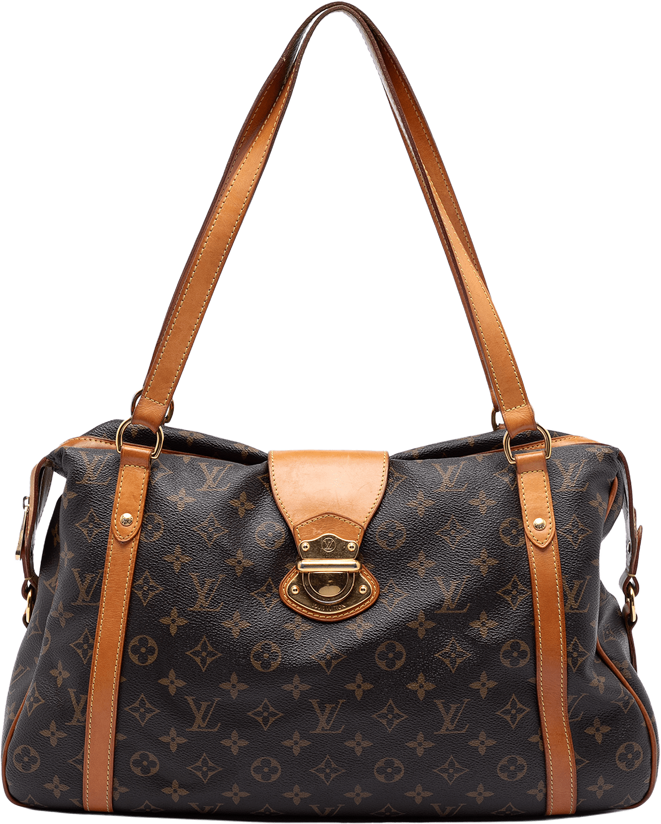 Louis Vuitton Monogram Stresa Gm, från Luxclusif, i färgen brown.